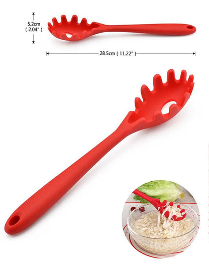 Silicone Pasta, Noodle and Spaghetti Spoon (Fork, and Server Tongs) - Armaa Store Pk