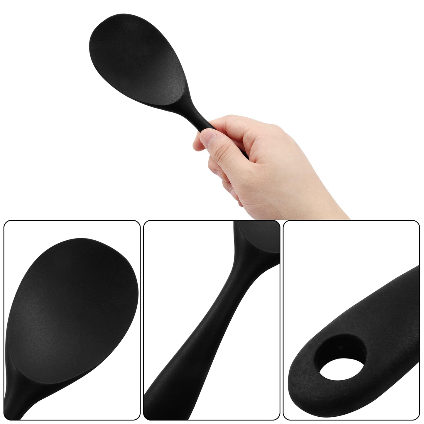 Silicone Rice Paddle Non-Stick Heat Resistant Spoon - Armaa Store Pk