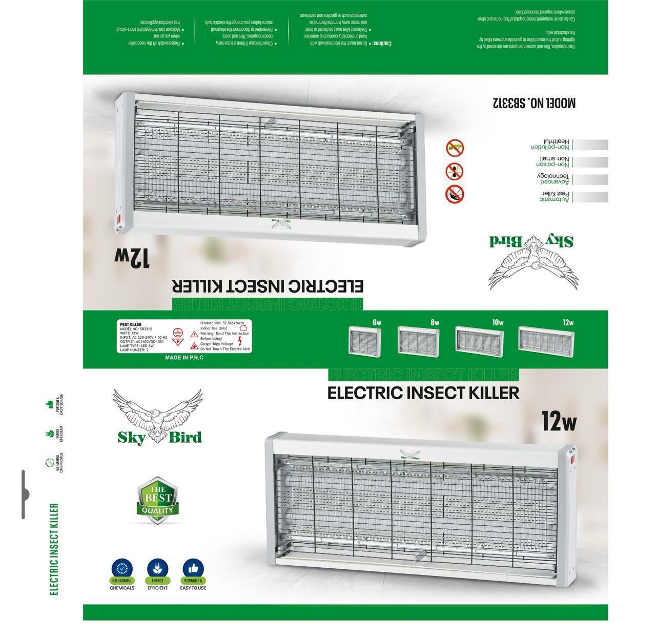 Sky Bird Insect Killer 12W - Armaa Store Pk