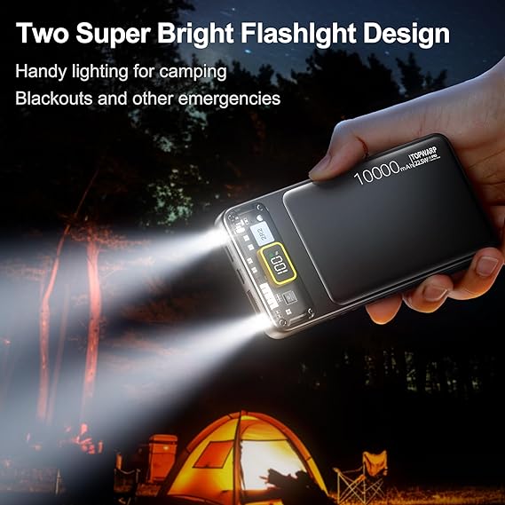 Smart Display Power Bank 10000mAh 100W Fast Charging - Armaa Store Pk
