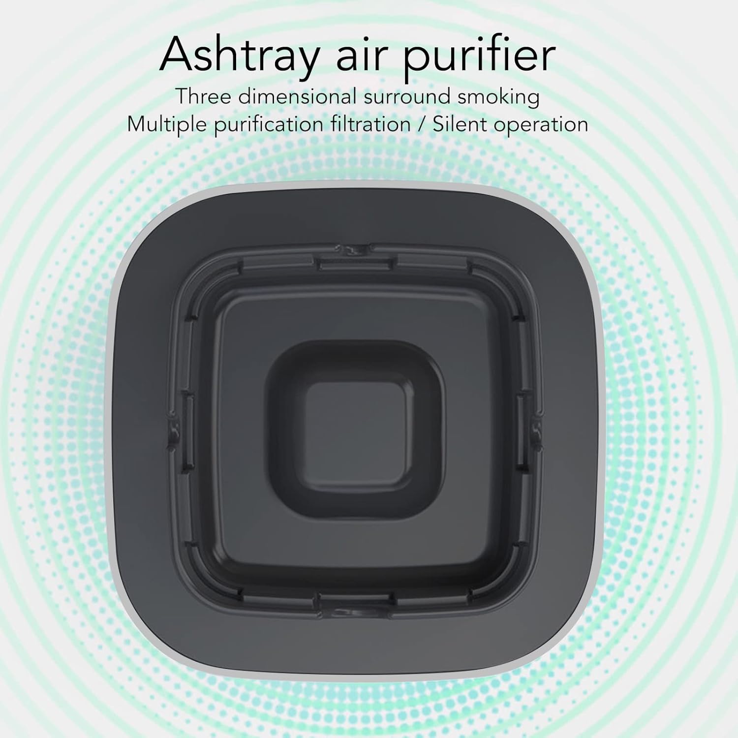 Smokeless Ashtray for Cigarettes – Portable Negative Ion Air Purifier - Armaa Store Pk