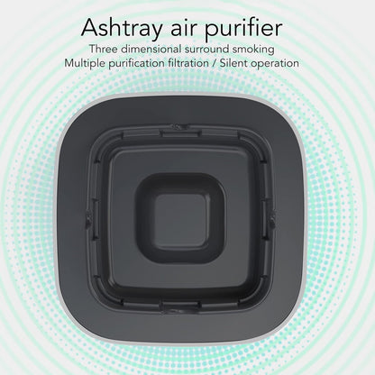 Smokeless Ashtray for Cigarettes – Portable Negative Ion Air Purifier - Armaa Store Pk