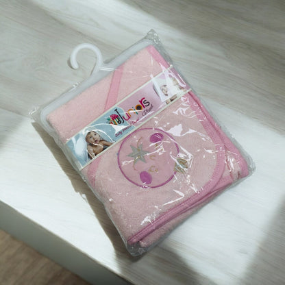 Soft & Absorbent Baby Hooded Towel | Perfect For Newborns - Pack of 2 - Armaa Store Pk
