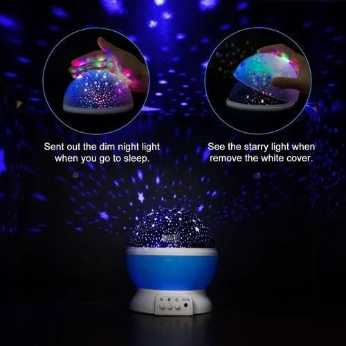 Star Master Dream Rotating Color Changing Projection Lamp - Armaa Store Pk