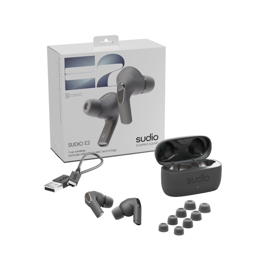 Sudio E2 Wireless Earbuds with Bluetooth 5.2 & Hybrid Active Noise Cancellation True Wireless Earbuds - Armaa Store Pk