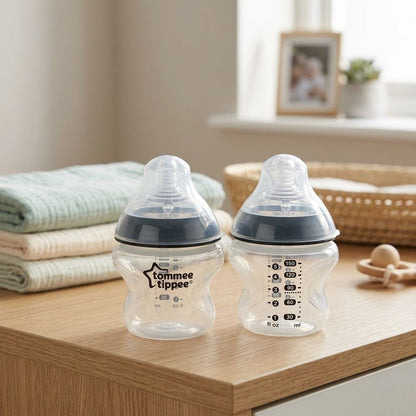 Tommee Tippee Baby Feeding Bottles Silicone Nipple & Easy Grip Design - Armaa Store Pk
