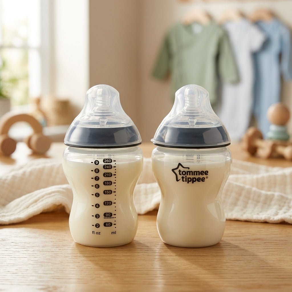 Tommee Tippee Baby Feeding Bottles Silicone Nipple & Easy Grip Design - Armaa Store Pk