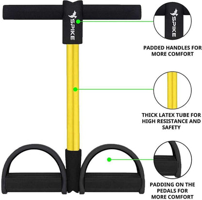 Tummy Trimmer for Men and Women Ab Exerciser (Yellow) - Armaa Store Pk