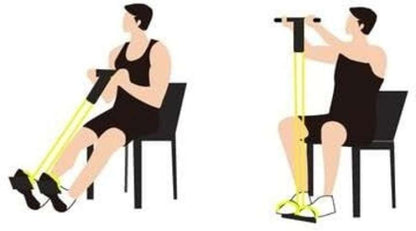 Tummy Trimmer for Men and Women Ab Exerciser (Yellow) - Armaa Store Pk