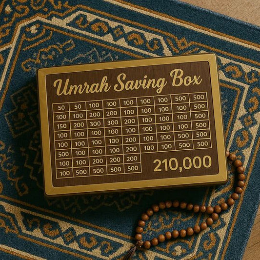 Umrah Saving Box - Save Money For Umrah - Armaa Store Pk