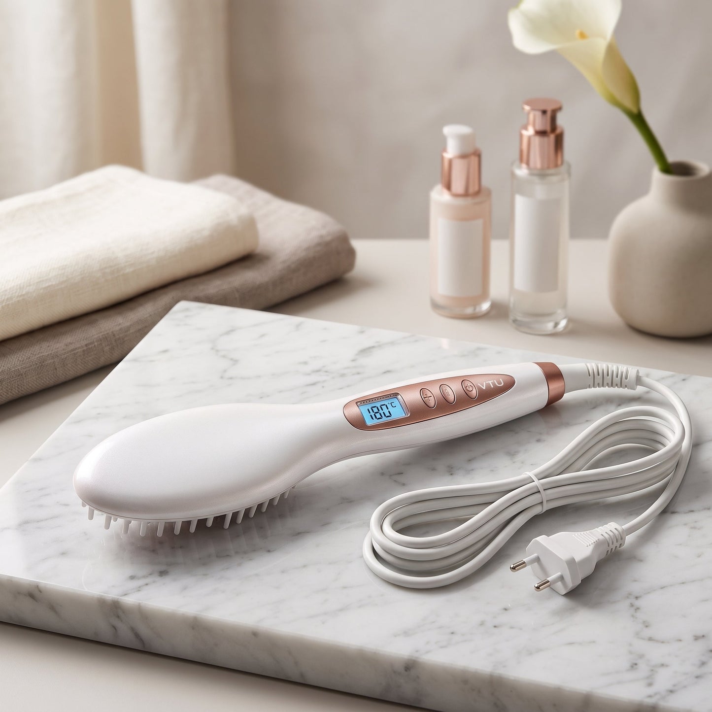VTU Brush Straightener | Hot Brush - Armaa Store Pk