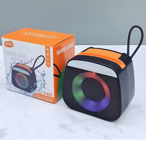 X-922 LED Portable Bluetooth & Wireless Speaker – Mini Metal Outdoor Speaker - Armaa Store Pk