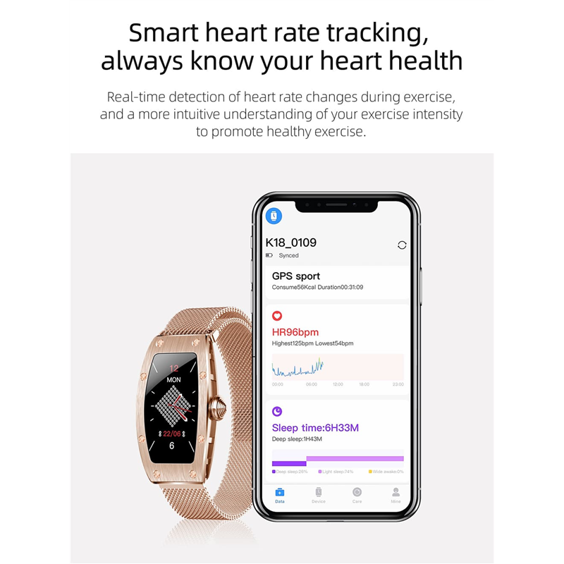 KUMI Gypsophila K18 Smart Watch
