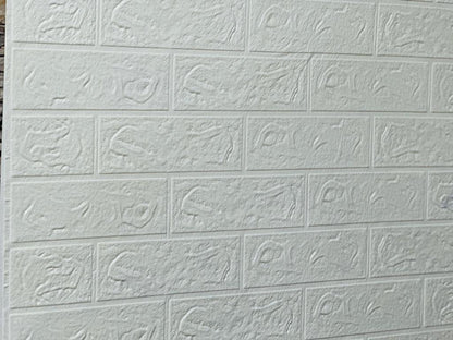 3D Wall Brick Wallpaper | Decorative Wall Sticker 3Pcs Sheet - Armaa Store Pk