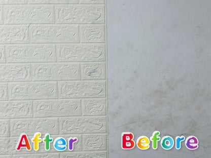 3D Wall Brick Wallpaper | Decorative Wall Sticker 3Pcs Sheet - Armaa Store Pk