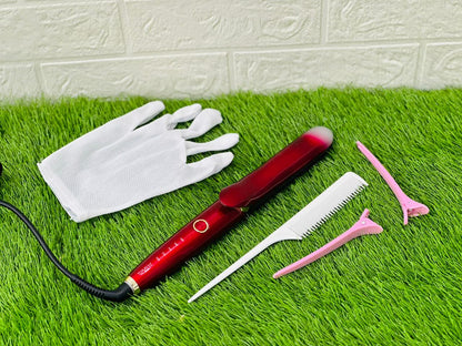 Riwa red hair straightener accessories