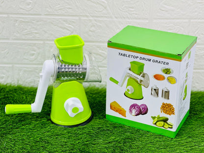 TableTop Drum Grator 3in1 | Vegetable Grinder