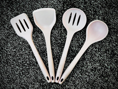 Silicon Spatula 4 PCs | High Quality Spatula Set