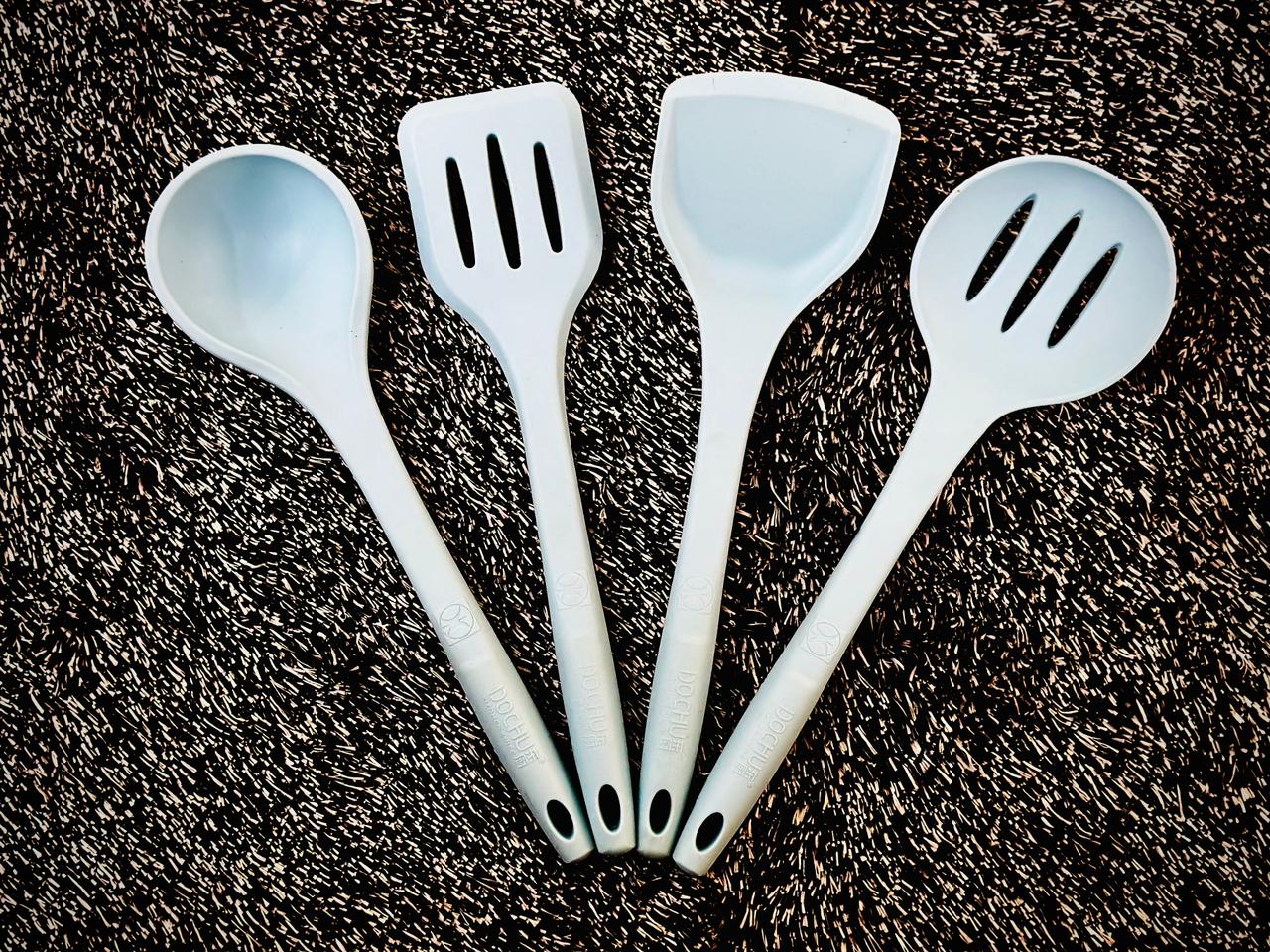 Silicon Spatula 4 PCs | High Quality Spatula Set