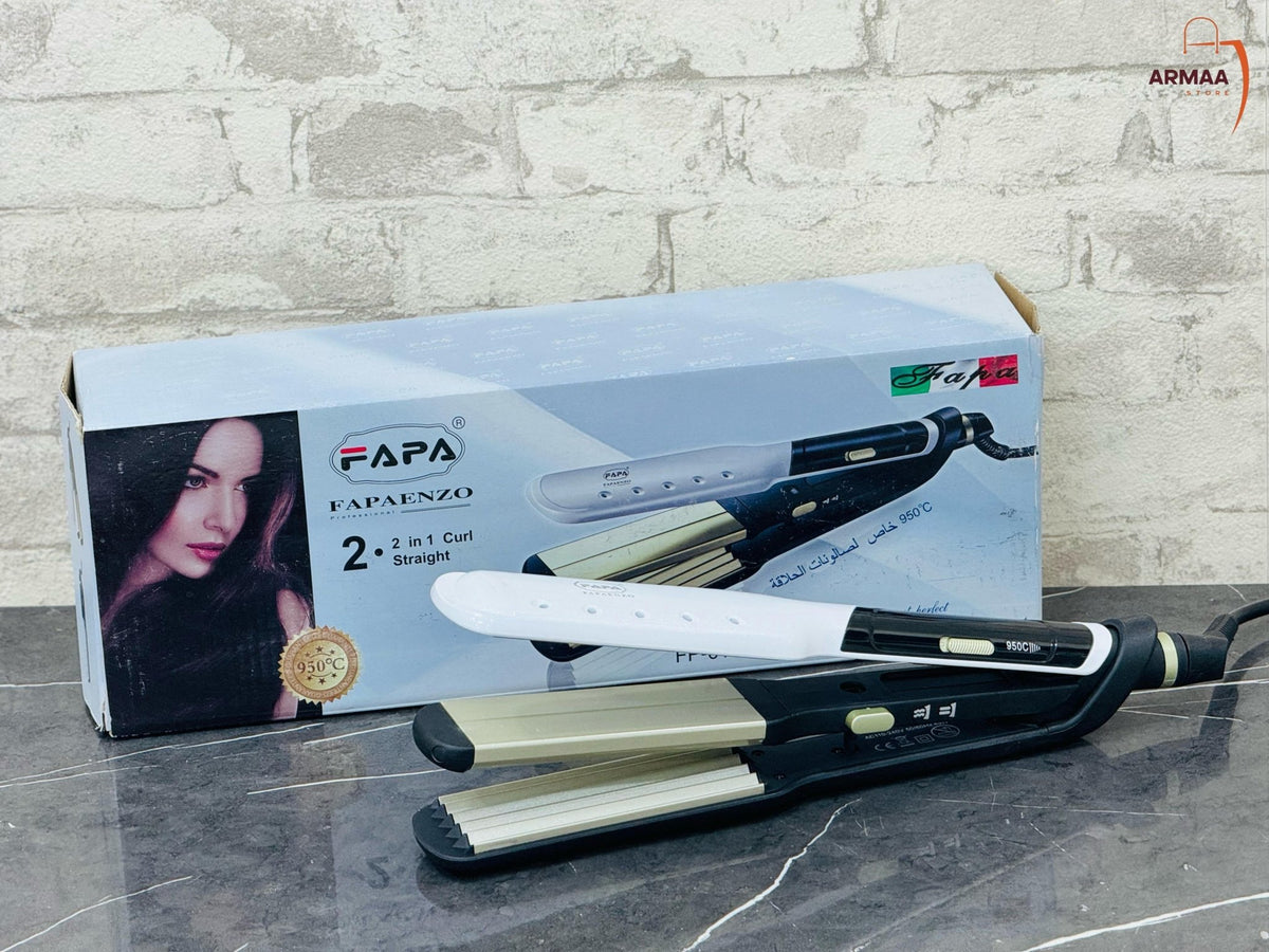 FAPA 2-in-1 Hair Straightene & Hair Crimper - Armaa Store Pk
