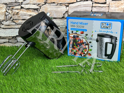 Starlight Hand Mixer & Egg Beater MM-300W - Armaa Store Pk